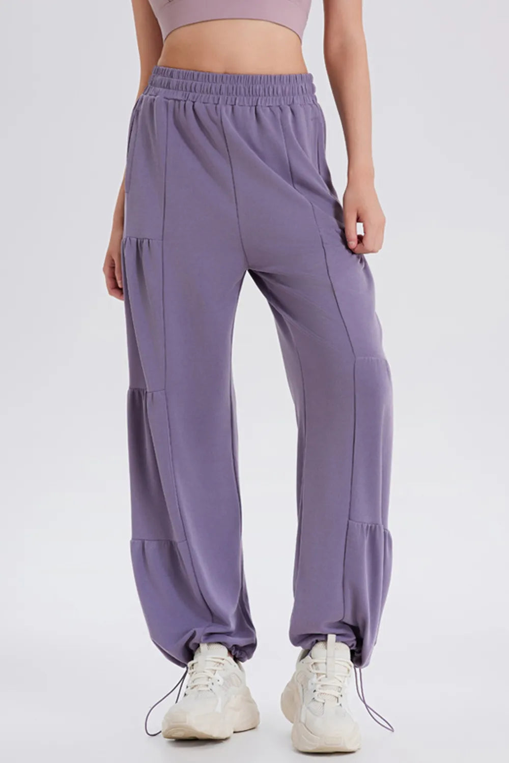 【BAON】24SS★ [BAONHAUS] check banding string jogger PT 7b62882a-145a-417e-ae04-